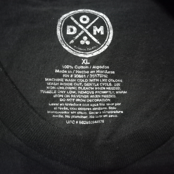 100% Cotton | Vintage Chillin' Like A Villain Grim Reaper Black T-Shirt | XL - Picture 3 of 3